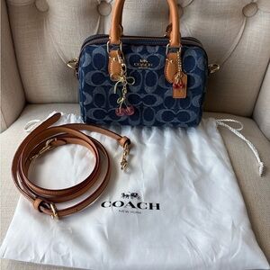 Coach Denim Mini Rowan